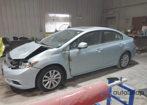 2012 Honda Civic Ex z USA, uszkodzony, nr VIN 19XFB2F86CE080865